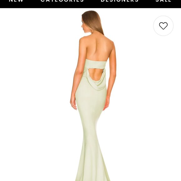 Revolve Dress - Mary Kate Gown in Sage by Katie May - Picture 3 of 3